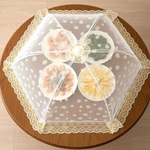 트위니아 원터치 메쉬 푸드커버 밥상보 음식 덮개, 1개
