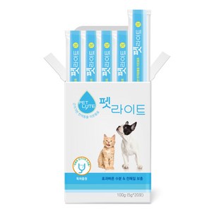 [펫라이트] 근거기반 반려동물용 ORS 마시는수액 포도당음료, 20개, 5g