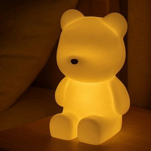 플로우홈 달곰이 led 무선 수면 수유등 무드등, 화이트