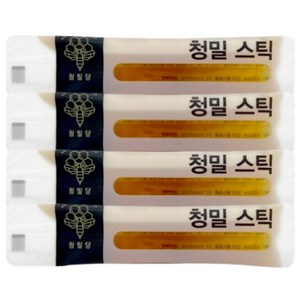 청밀당 꿀 스틱 가성비 벌크 세트 베트남 자연 벌꿀 100% 야생화 200개입, 10g, 200개