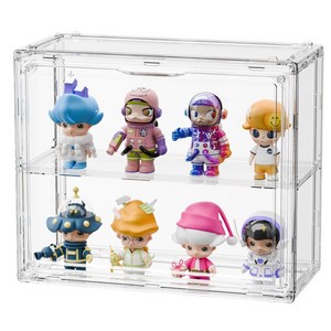 춘게엘 다용도 투명 아크릴 명품 가방정리함, 6개, 3 층 높은 스타일