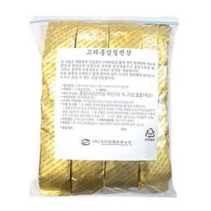 고려홍삼절편, 20g, 50개