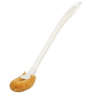 PANTA 일본 천연 야자모 변기솔 청소솔, 화이트, 2개