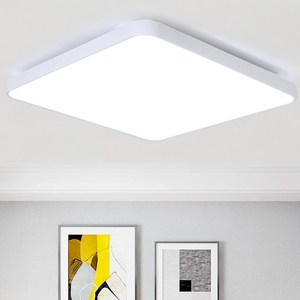 MOOH 슬림 LED 방등 60W 화이트 플리커프리 KC, 슬림시스템 방등60W