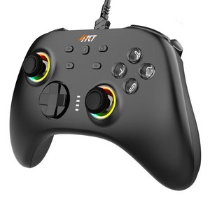 포팩트 GC01 게임패드 유선 컨트롤러 PC 스위치 안드로이드 스마트폰 아이폰 호환, 1개