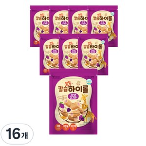아이배냇 꼬마 칼슘 한입 하이롤, 50g, 16개, 자색고구마