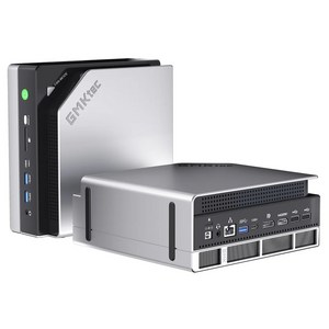 GMKtec AMD 라이젠 AI Max+ 395 AI 미니PC 8060S 그래픽 윈도우11 프로 LPDDR5X PCIe 4.0, EVO-X2, WIN11 Pro, 1TB, 64GB, 실버