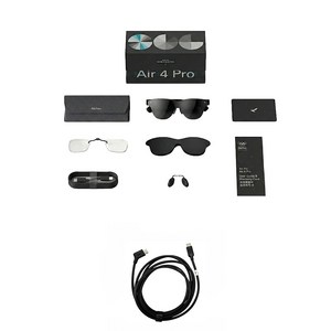 TCL RayNeo Air4 Pro + 1.8M 전용케이블[공식스토어] / AR글래스 / Bang Olufsen Audio / HDR지원 / 스마트안경, 1개, RayNeo Air4 Pro/XRGF39