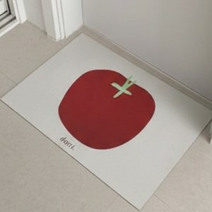 1+1 빨아쓰는 규조토 발매트 미끄럼방지 다용도 욕실 주방 매트, 2개, 4_토마토