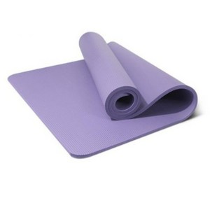 YOUPAN 완전 넓고 두꺼운 20mm 편한 고밀도 프리미엄 와이드 요가매트, B 퍼플 세트, 1개