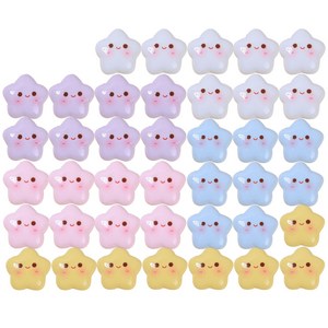 담다 20개입 DIY 파스텔 별모양 미니 데코 파츠, 2세트, 혼합(KD480)20P