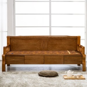 이조농방 확장형황토볼 흙소파 건강소파 엘100 서랍형 카우치 온열소파, 단품