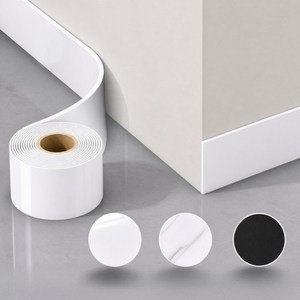 굽돌이 몰딩 굽도리 걸레받이 몰딩 10cm 굽도리 걸레받이 몰딩7.5 굽도리 걸레받이 몰딩 굽도리 걸레받이, 화이트, 10cm x 5M