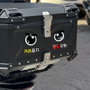 긱베어 트럭 화물차 눈알 스티커 왕눈이 고휘도 반사, 1세트, 08 카리스마 눈알 (소)