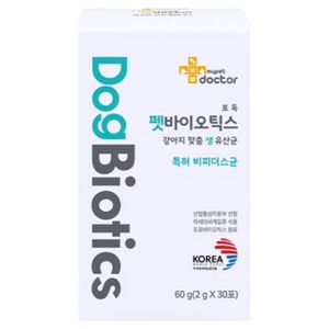 마이펫닥터 펫 영양제, 30회분, 장건강/유산균, 1개