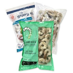 씨기프트 칵테일새우 특품 (생 새우살 냉동 대용량 깐새우 감바스용) 900g~1000g, 칵테일새우 중 60-80미, 1개