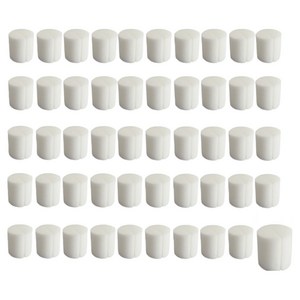 수경재배원형스펀지 x 50개입, 33mm 화이트