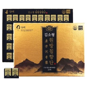 선물용 쇼핑백 증정 / 김소형 원방침향단 100환 홍삼 산삼배양근 함유 건강환, 3.75g, 100개