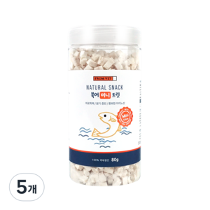 프롬벳 동결건조 국산 미니트릿, 미니 북어, 80g, 5개
