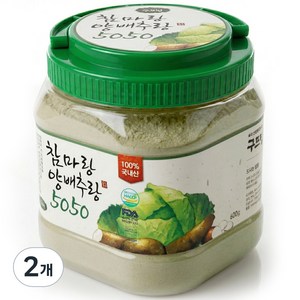 구뜨밀 마가루 양배추분말 참마랑 양배추랑 5050, 600g, 2개
