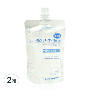 고려제약 레스큐라이트 플러스 액, 2개, 100ml