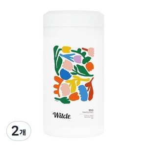윗클(Witcle) 세정티슈, 2개, 200매입, 3.5g