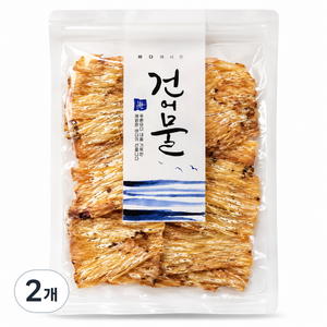 오징어 풍미 그대로 부드럽고 쫄깃한 맥반석오징어 최대12미~7미, 2개, 150g