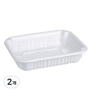 큐담 성형 실링용기 Q-19154 (19x15x4) 화이트, 2개, 100개입