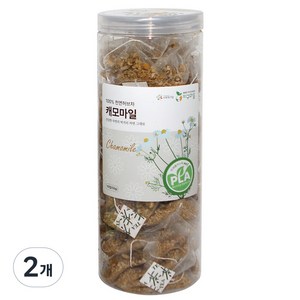 지구마을 생분해필터 PLA 캐모마일 허브티백차, 1g, 2개, 50개입