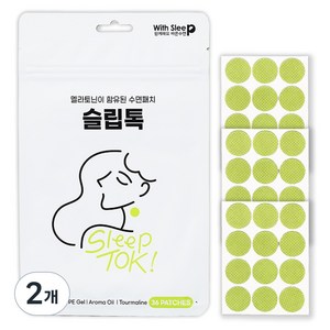 위드슬립 멜라토닌 원적외선 수면 패치 슬립톡 36개입, 2개