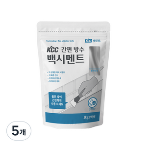 KCC페인트 간편 방수 백시멘트, 5개
