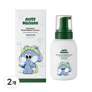 앙또미뇽 판테놀 페이셜 버블 클렌저 키즈 약산성 폼클렌징, 2개, 300ml