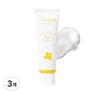 올바르다 EGF 시카 판테놀 세라마이드 피부진정 속건조보습 자생크림, 3개, 50g