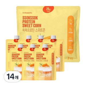 닥터엘리자베스 쏙쏙 프로틴 스위트콘 고단백 저당 식사대용 쉐이크, 14개, 45g