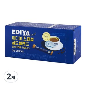 이디야 스페셜 골드 블렌드 커피믹스, 11g, 20개입, 2개