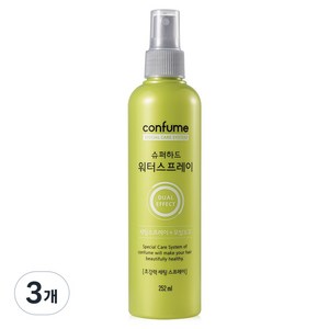 과일나라 컨퓸 슈퍼하드 워터스프레이, 252ml, 3개