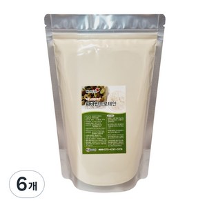 볶은 파바빈 분말 가루 식물성프로틴, 6개, 300g