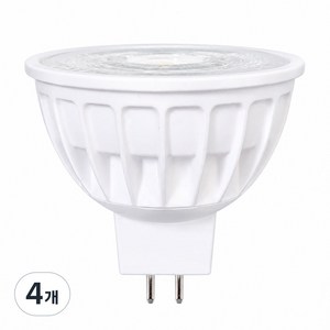 안트 LED MR16 8W 12V 할로겐 50W 대체형, 주광색, 4개