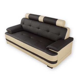 플로바움 하이디 3인용 소파, 초코브라운 (S338co)