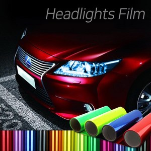 헤드라이트 보호필름, 다크 그레이, 1개