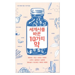 세계사를 바꾼 10가지 약 : 비타민Cㅣ퀴닌ㅣ모르핀ㅣ마취약ㅣ소독약|살바르산ㅣ설파제ㅣ페니실린ㅣ아스피린ㅣ에이즈 치료제, 사람과나무사이, 사토 켄타로