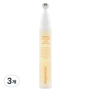 [공식] 스팀베이스 강황 쿨링 저자극 헤어 두피앰플 모발탈락수개선, 3개, 15ml