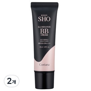 로댕쇼 일루미네이션 비비크림 커버력 좋은 촉촉한 톤보정 BB 크림, 베이지, 50g, 2개
