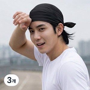 올인원 360도 쿨링 에어 초경량 망사 두건, 3개, 올인원 쿨링 에어 블랙(CA-02B)