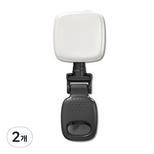 에이제이케이 [정품] 충전식 미니 LED 조명등, 2개, D5/BLACK, 스페이스 블랙