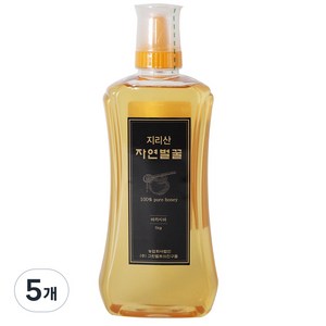 자연에서 온 지리산 자연벌꿀 자연산 아카시아꿀, 1kg, 5개