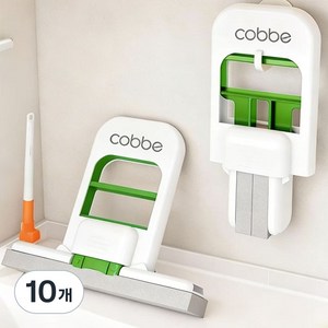 cobbe 2+4 핸디형 미니 밀대걸레 세트셀프탈수 자동 타입 위생적 청소주방/욕실/창문 다용도 강력흡수, 10개