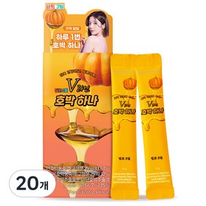 딥트3일 V라인 호박하나 10포 (호박진액 유산균), 10g, 20개