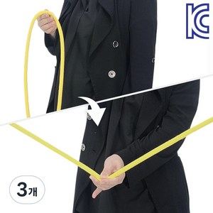 JL매직 [KC인증] 초급 입문 창의력 집중력 저절로 세워지는 신기한 줄 어린이 초등 마술 장기자랑 발표회 학예회 스탠드 스탠드로프 세워지는줄, 3개