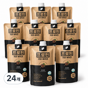 프로틴 귀리쉐이크 맛별 초코맛, 30g, 24개